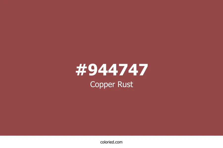 Copper Rust Color