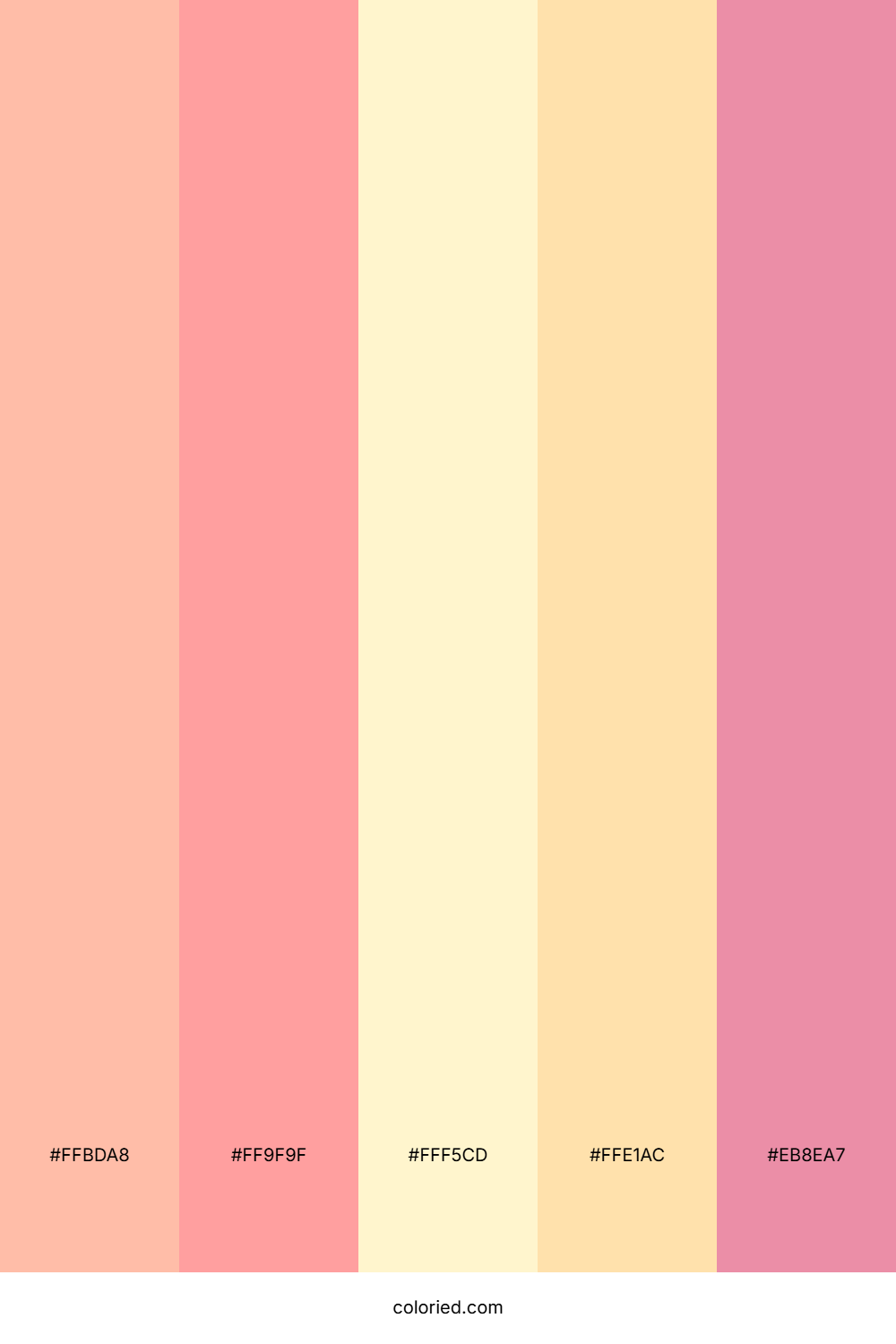 Coral Apricot Glow Color Palette