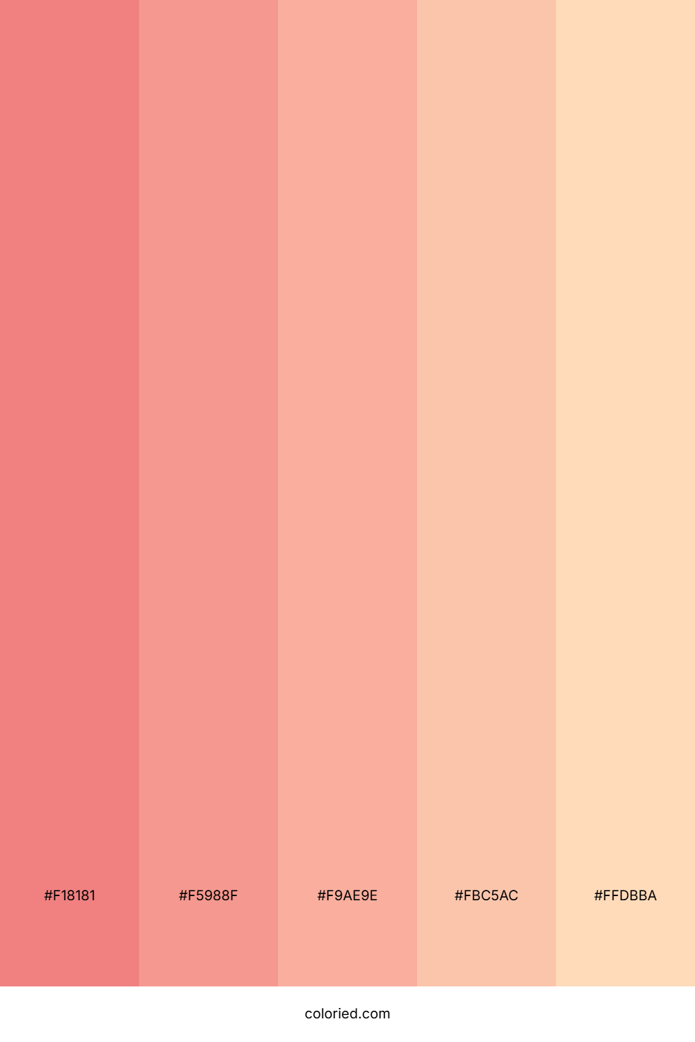 Coral Blush Horizon Color Palette