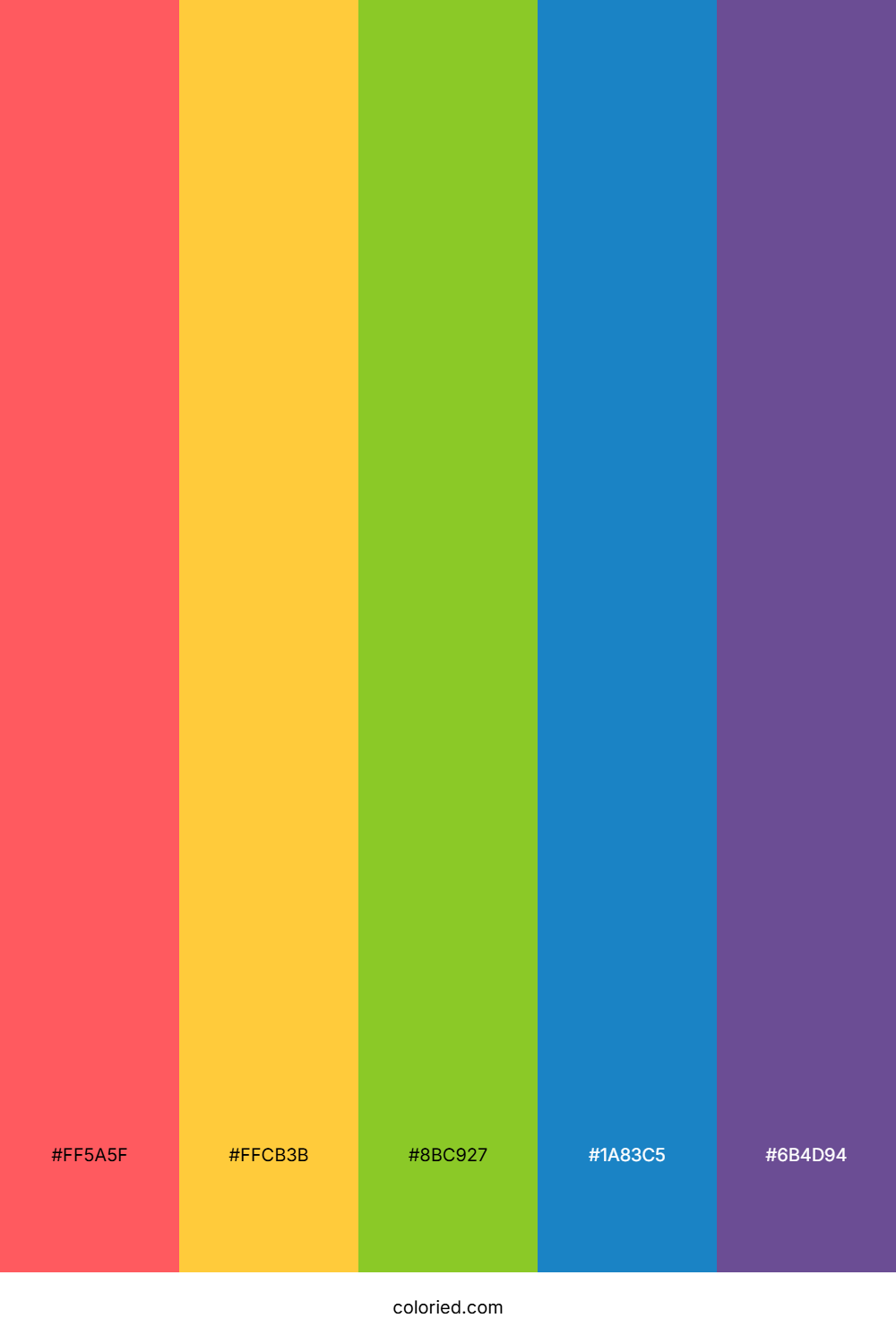 Coral Citrus Sky Palette