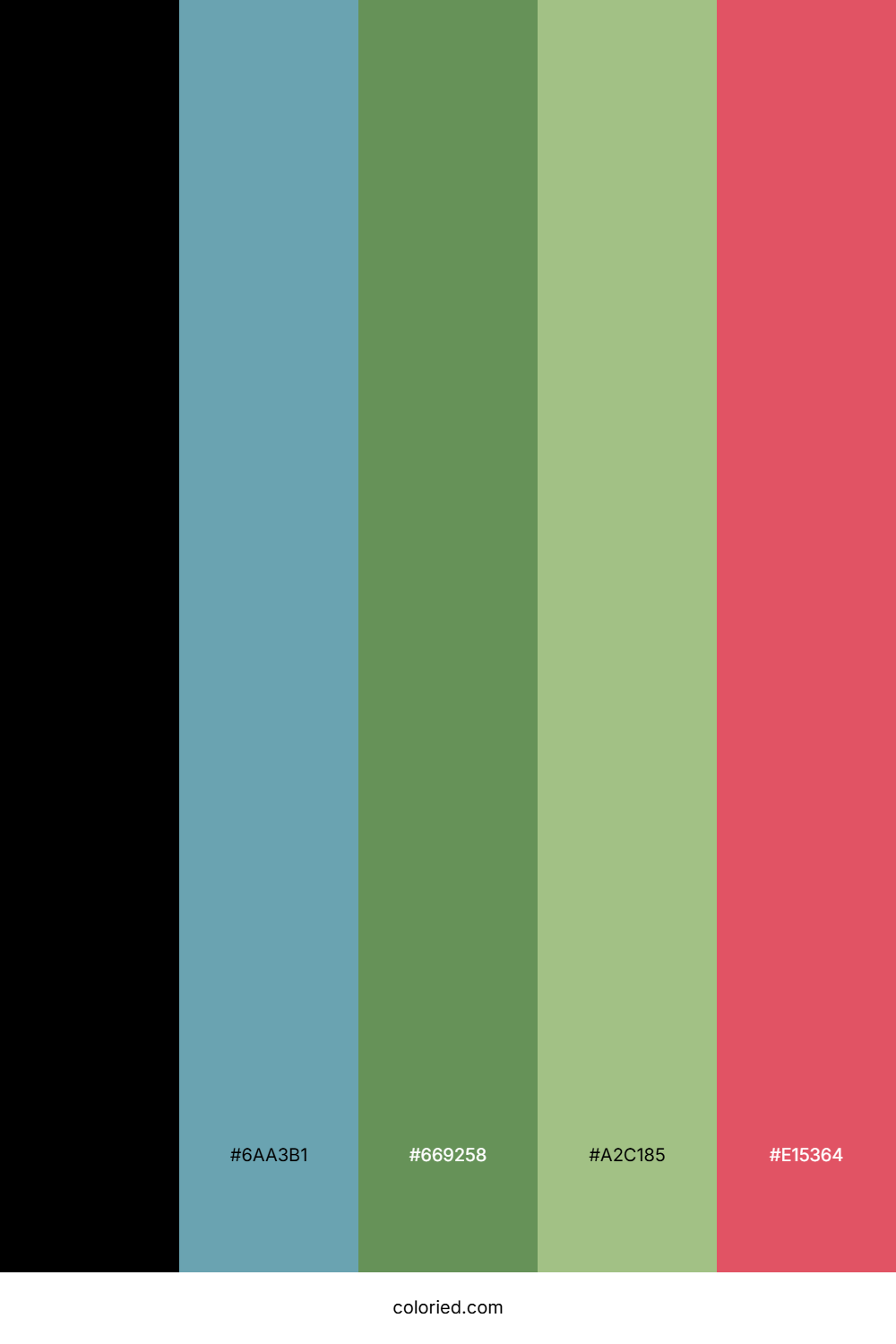 Coral Mint Grove Color Palette