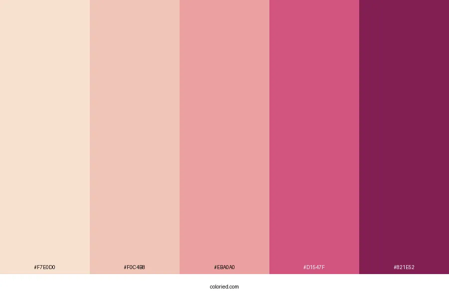 Coral Peach Color Palette
