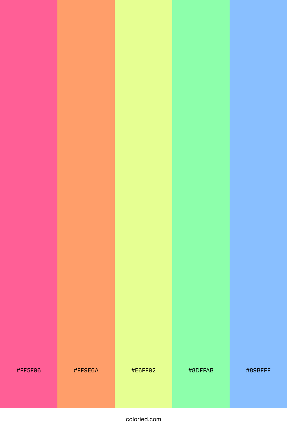 Coral Pink and Mint Green Color Palette