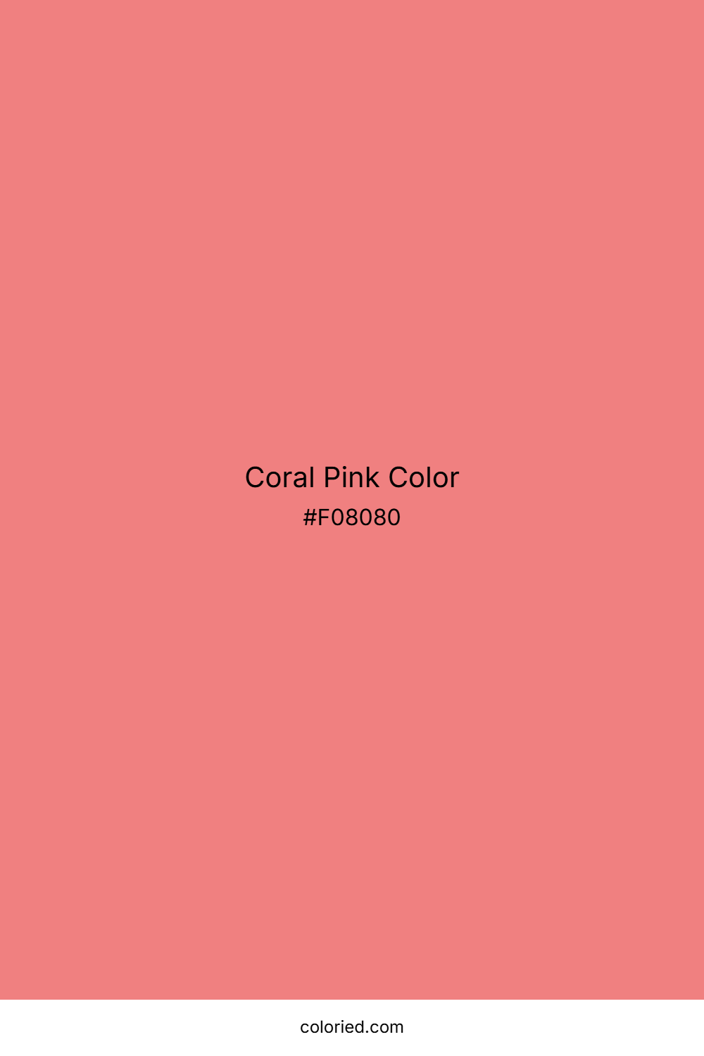 Coral Pink Color