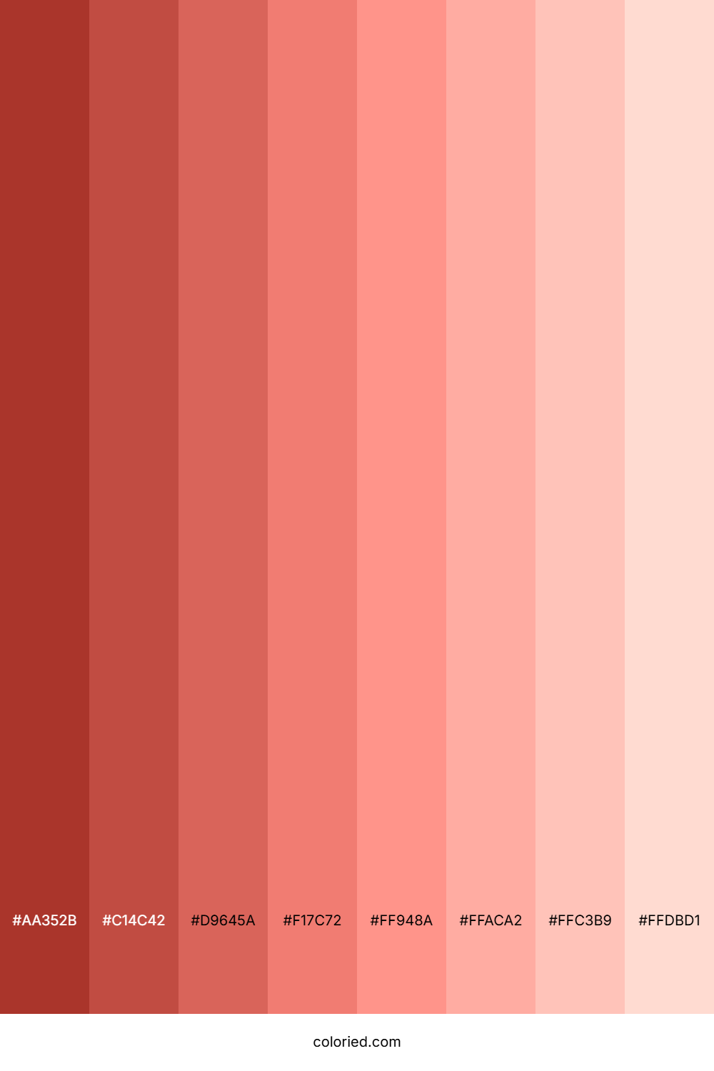 Coral Pink Shades