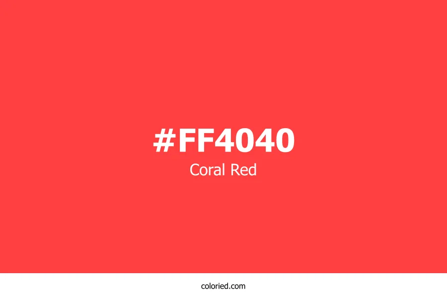 Coral Red Color Hex Code