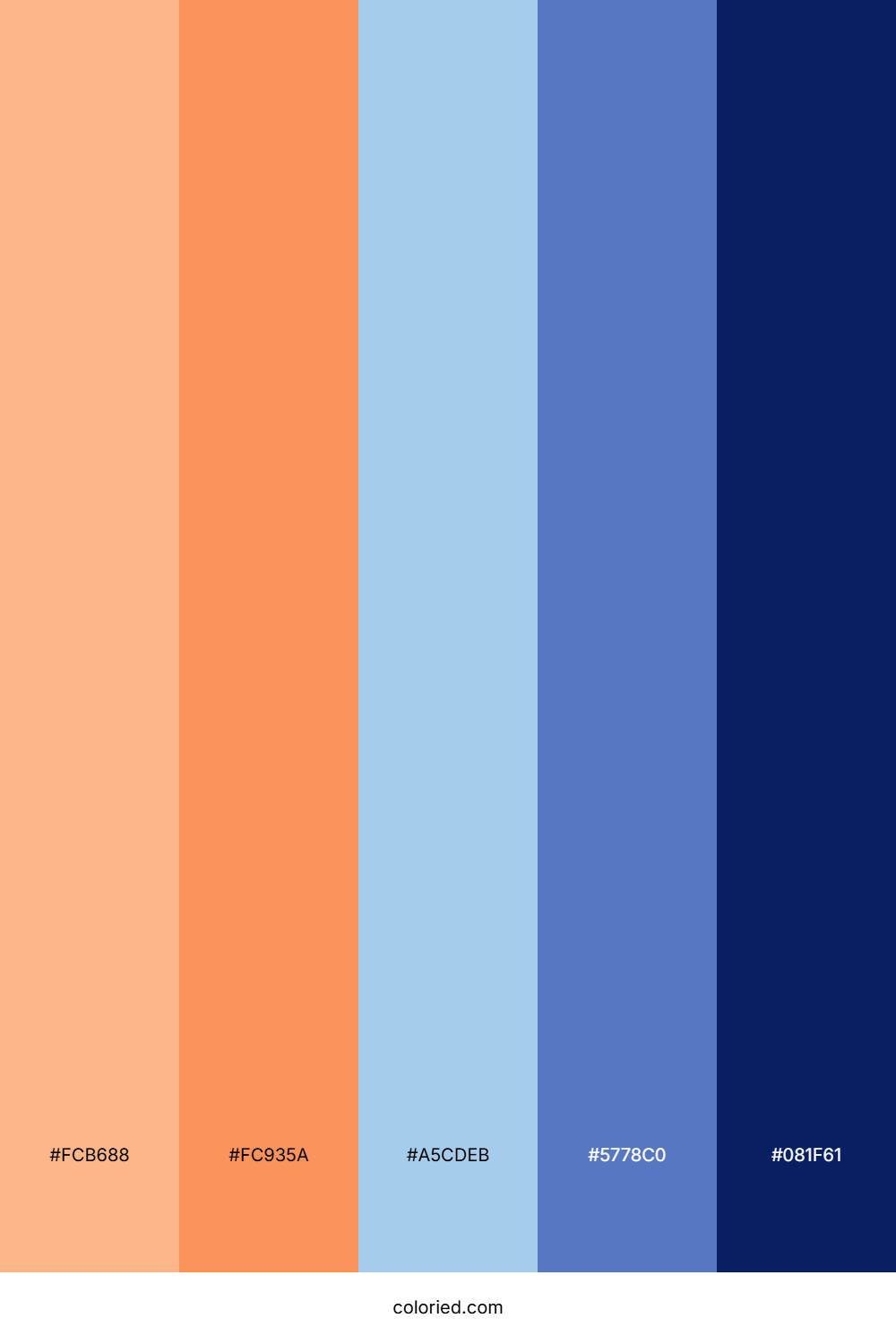 Coral Reef Horizon Palette