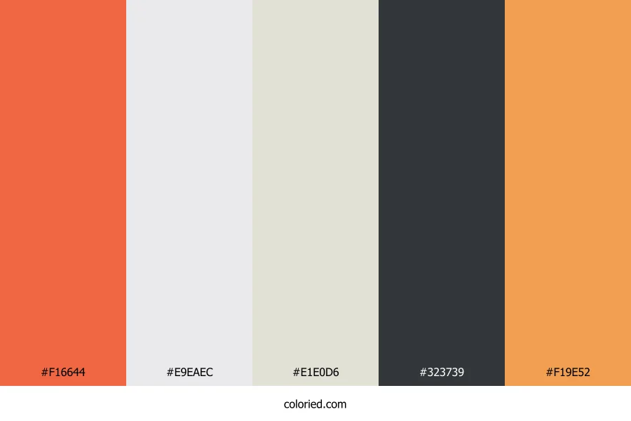 Coral Stone Drift Color Palette