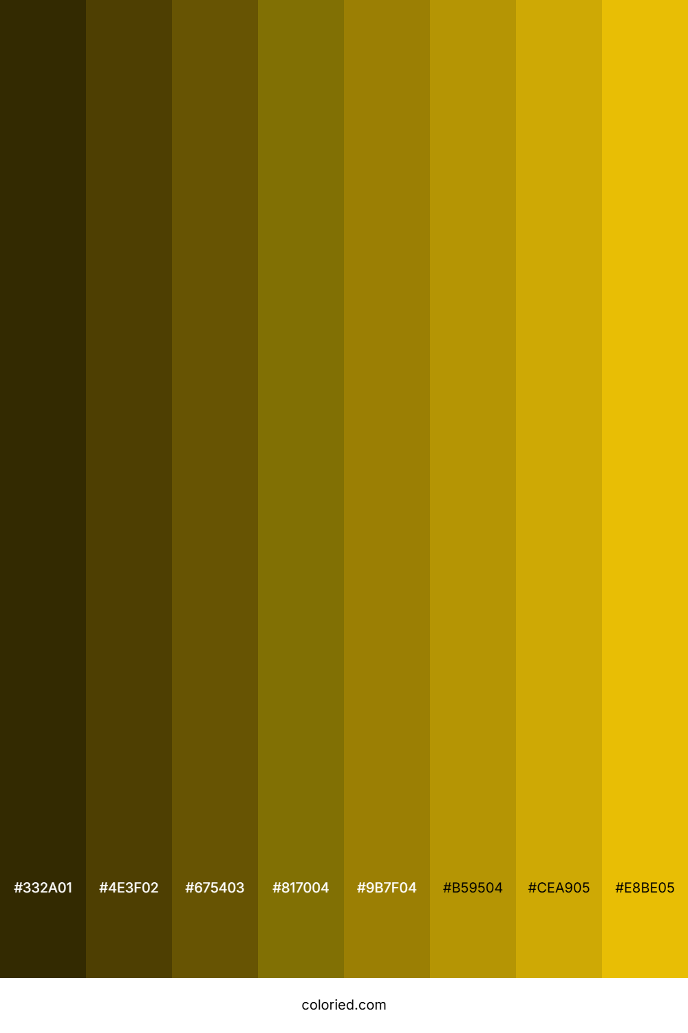 Corn Color Shades
