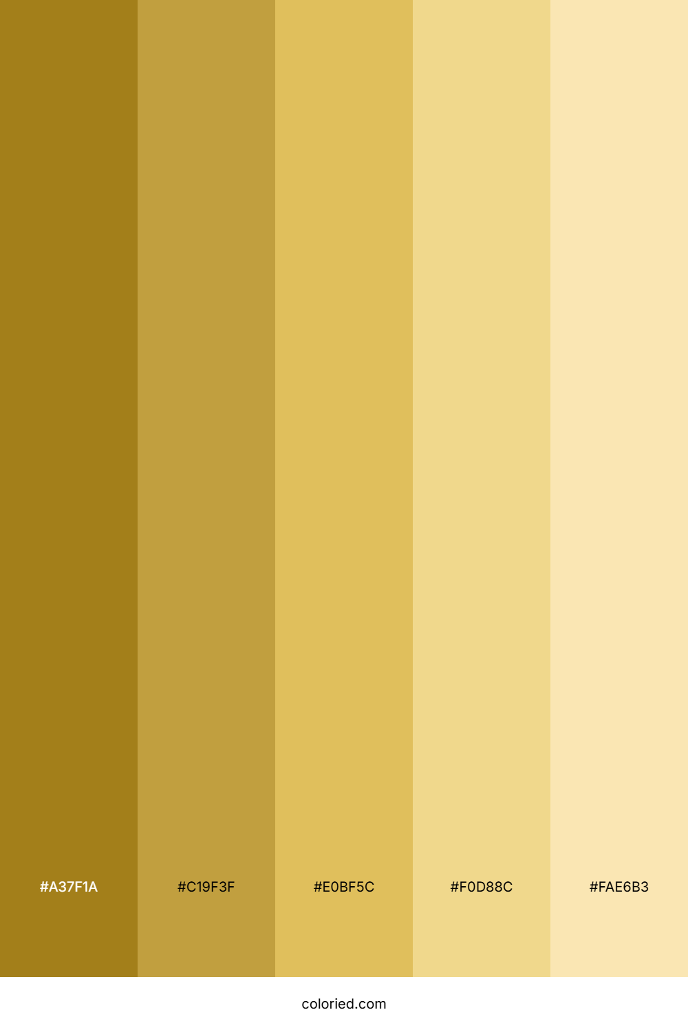 Corn Shades Color Palette