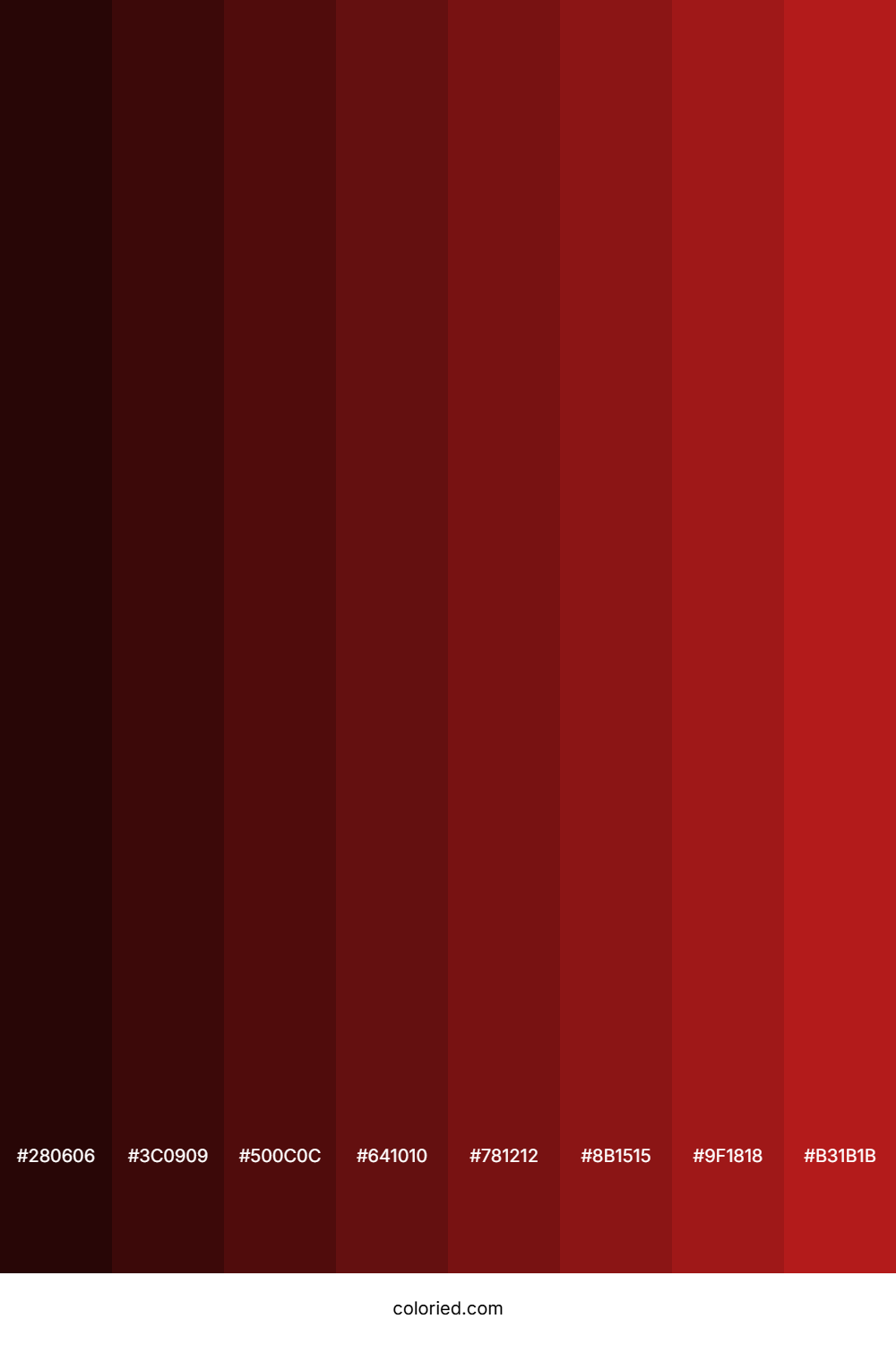 Cornell Red Color Shades