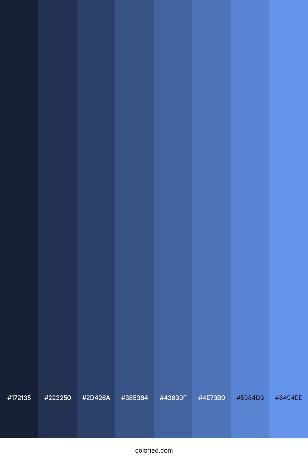 Cornflower Blue Color Shades