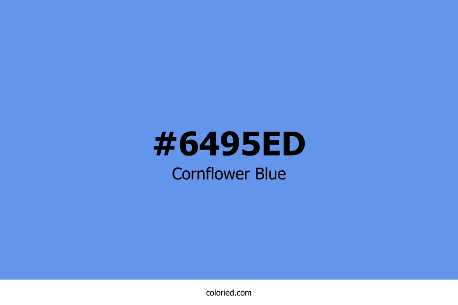 Cornflower Blue Color Hex Code