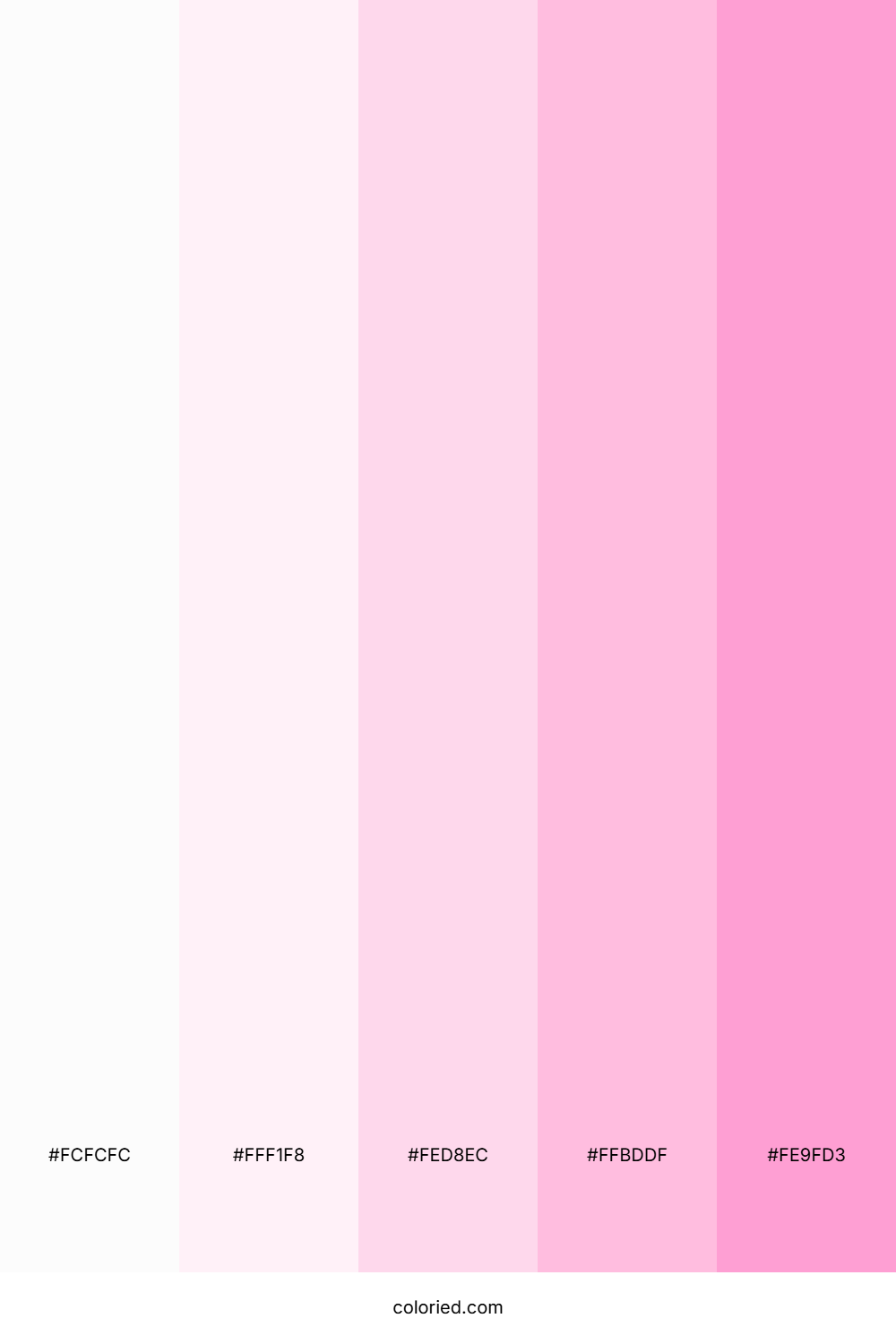 Cotton Candy and Blush Color Palette