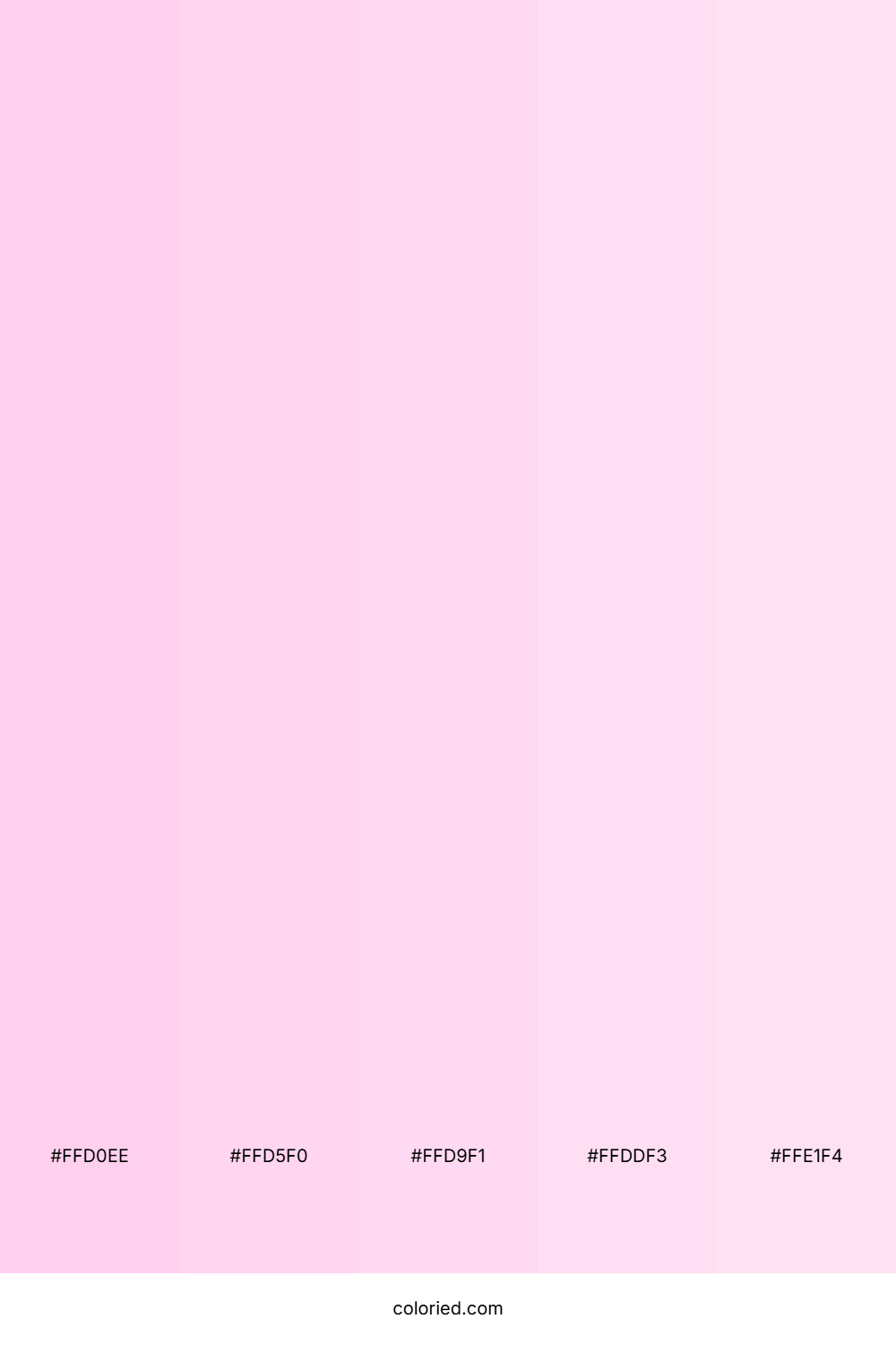 Cotton Candy and Bubblegum Color Palette