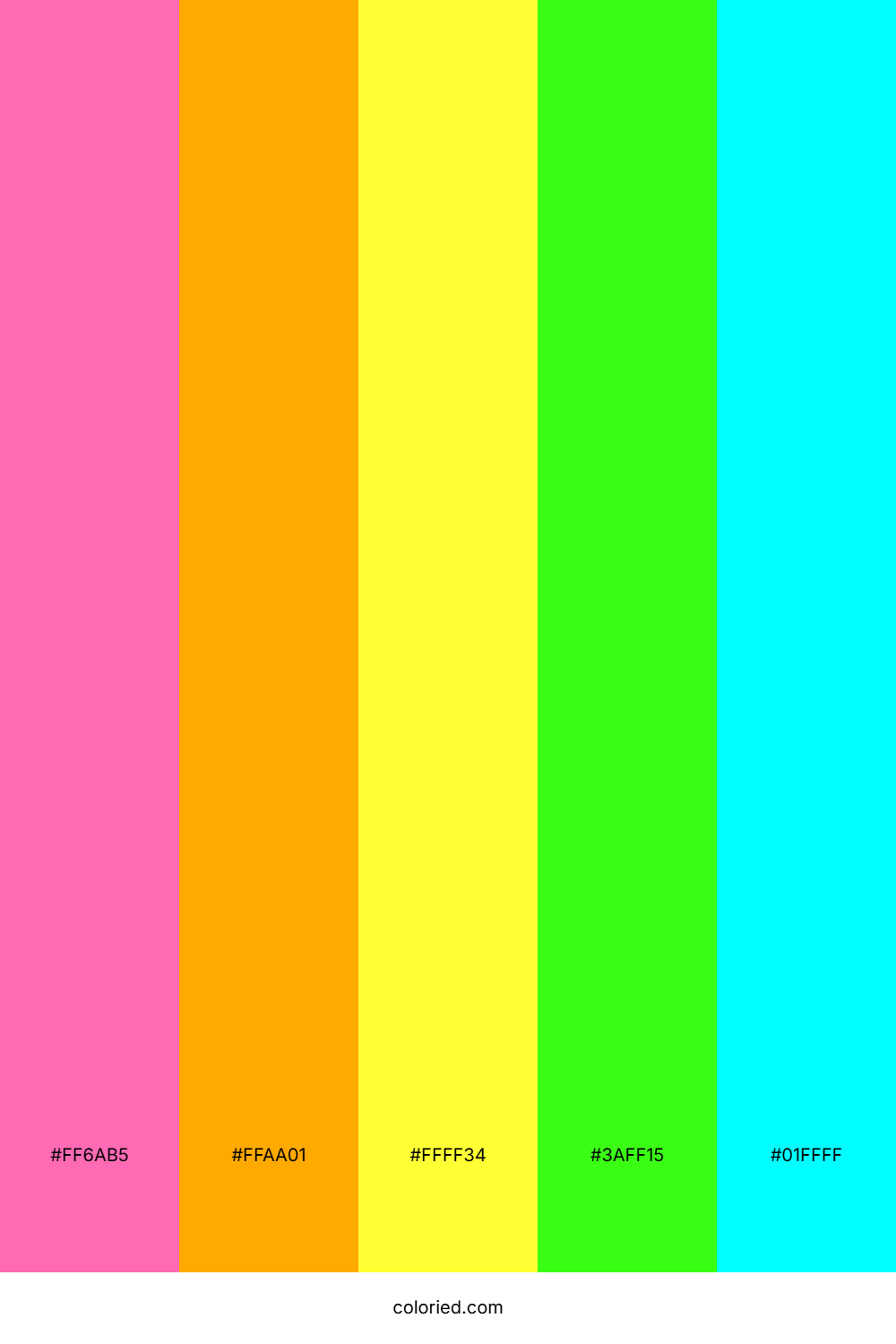 Cotton Candy Citrus Color Palette