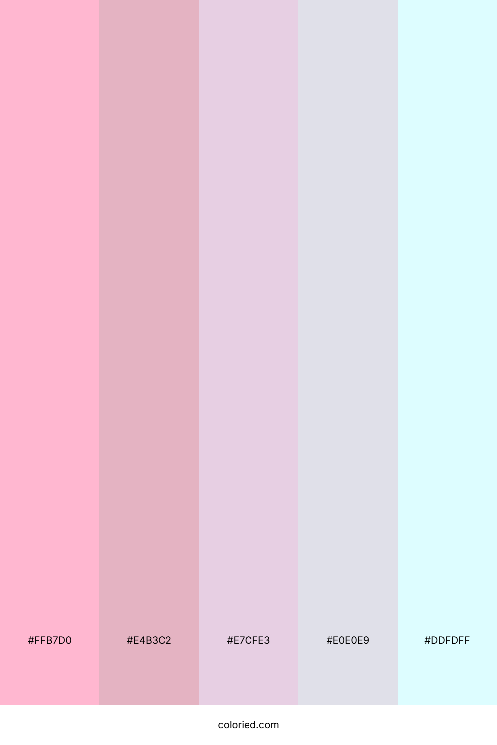 Cotton Candy Drift Color Palette