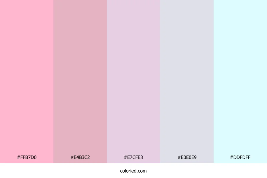 Cotton Candy Drift Color Palette