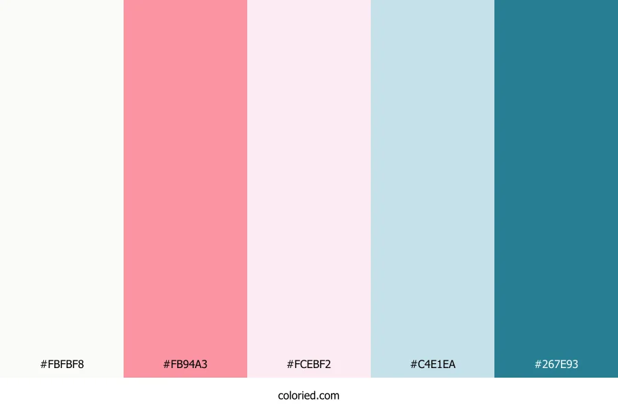 Cotton Candy Sea Color Palette