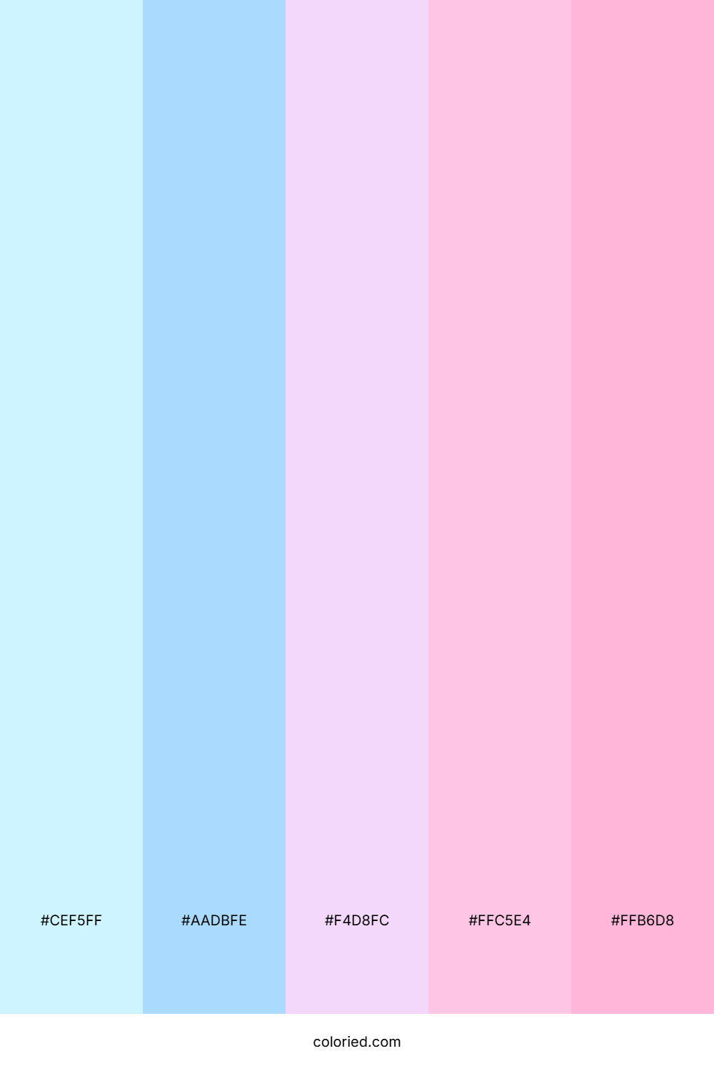Cotton Candy Skies Color Palette