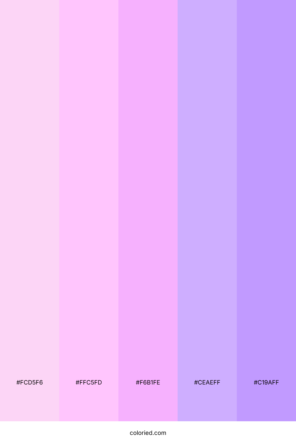 Cotton Candy Twilight Color Palette