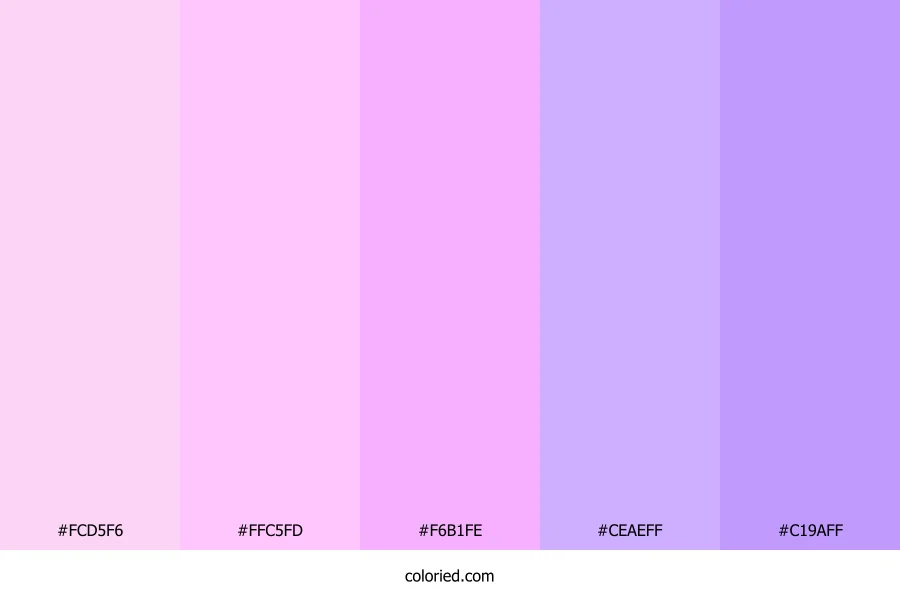 Cotton Candy Twilight Color Palette