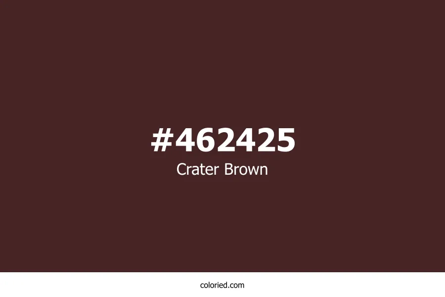 Crater Brown Color