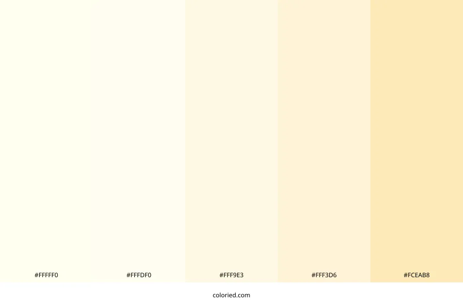 Cream Color Palette