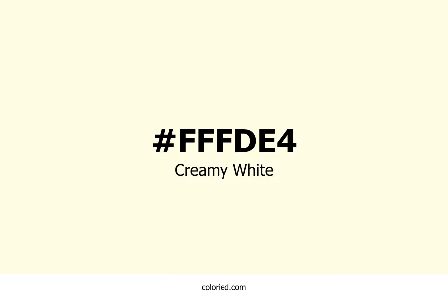 Creamy White Color