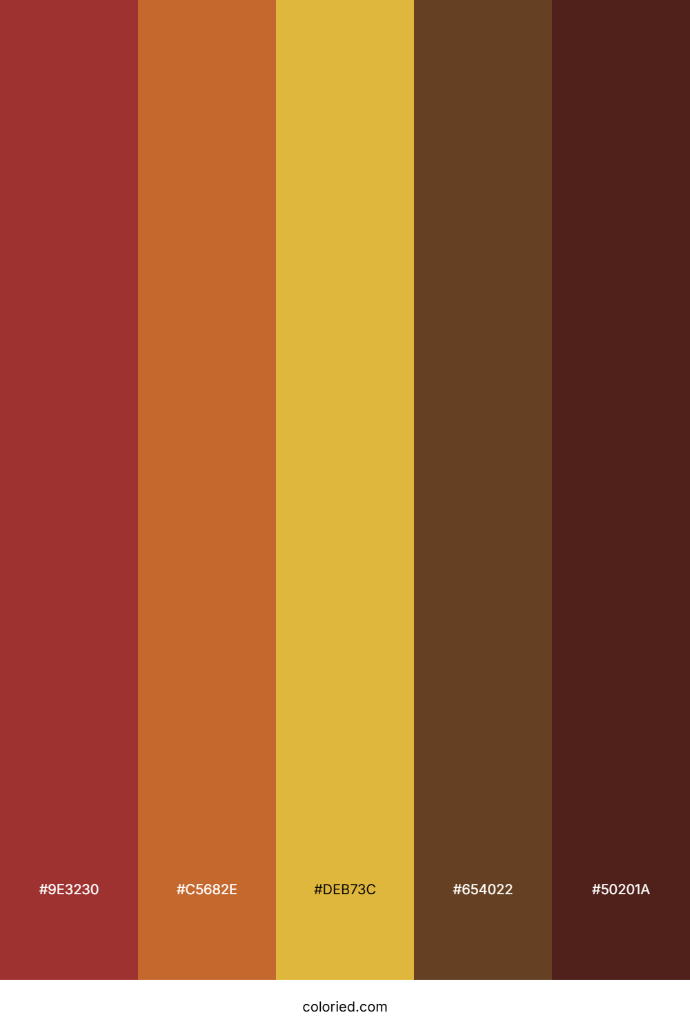 Crimson and Goldenrod Color Palette