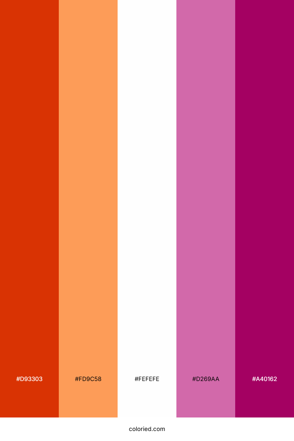 Crimson and Peach Color Palette