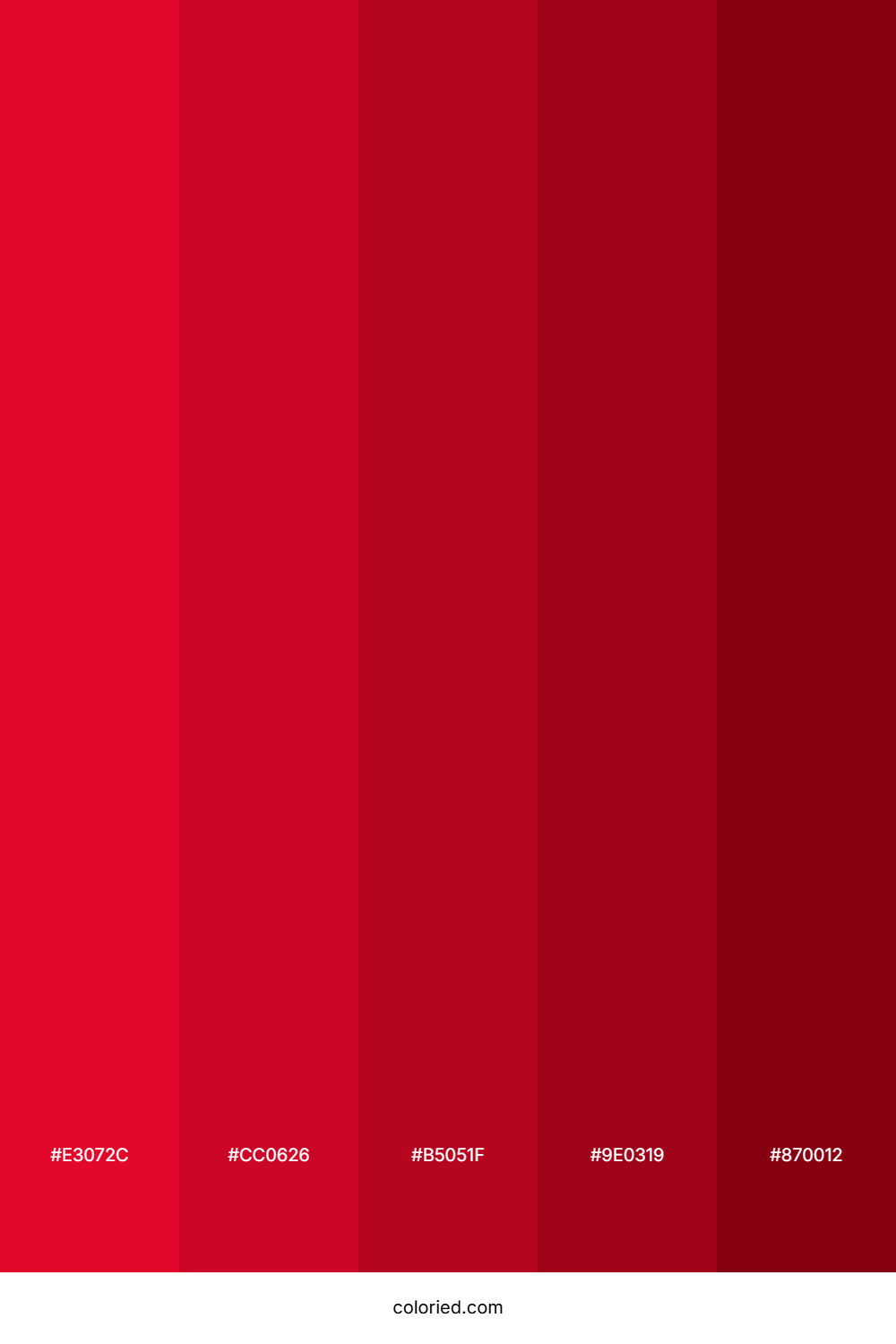 Crimson and Ruby Color Palette