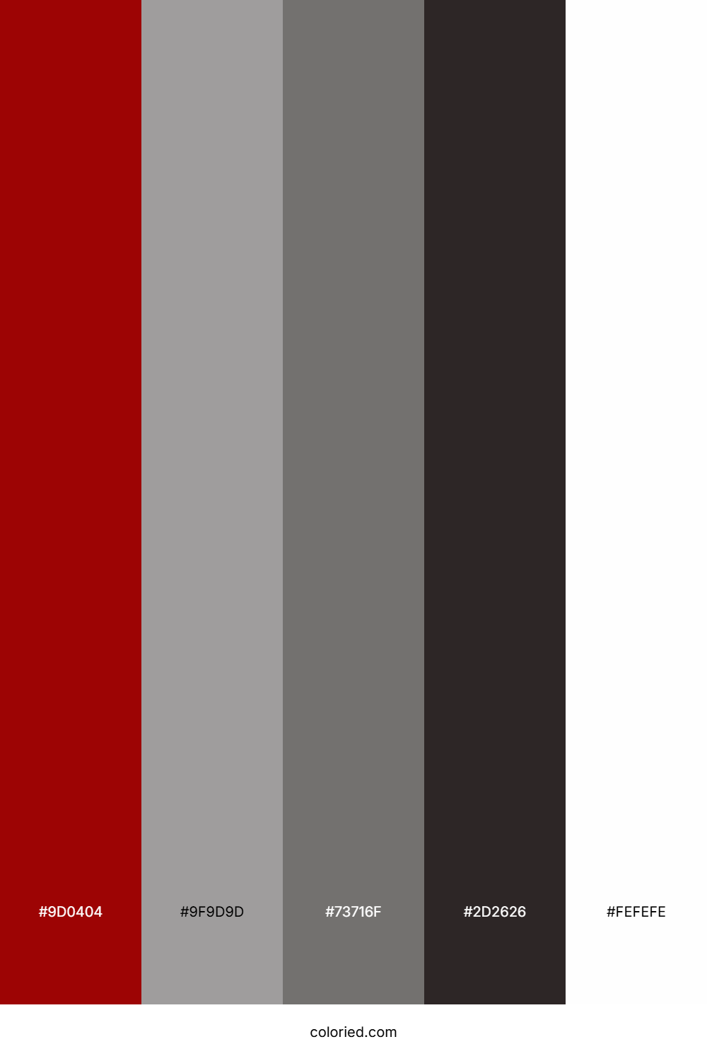 Crimson and Slate Color Palette