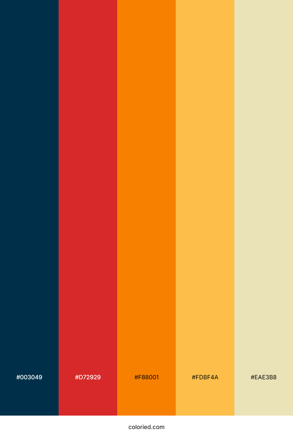 Crimson Citrus Sun Palette