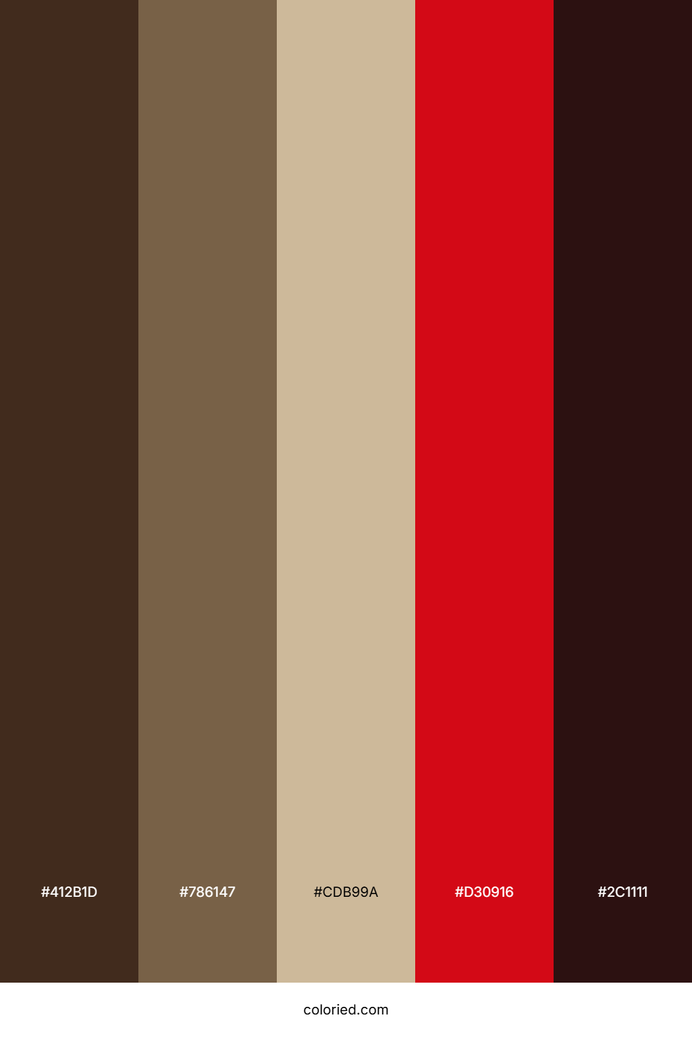 Crimson Cocoa Ember Color Palette