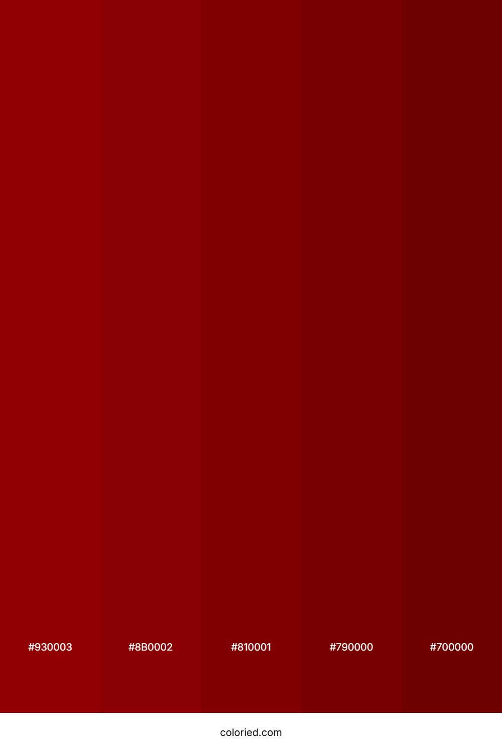 Crimson Depth Color Palette