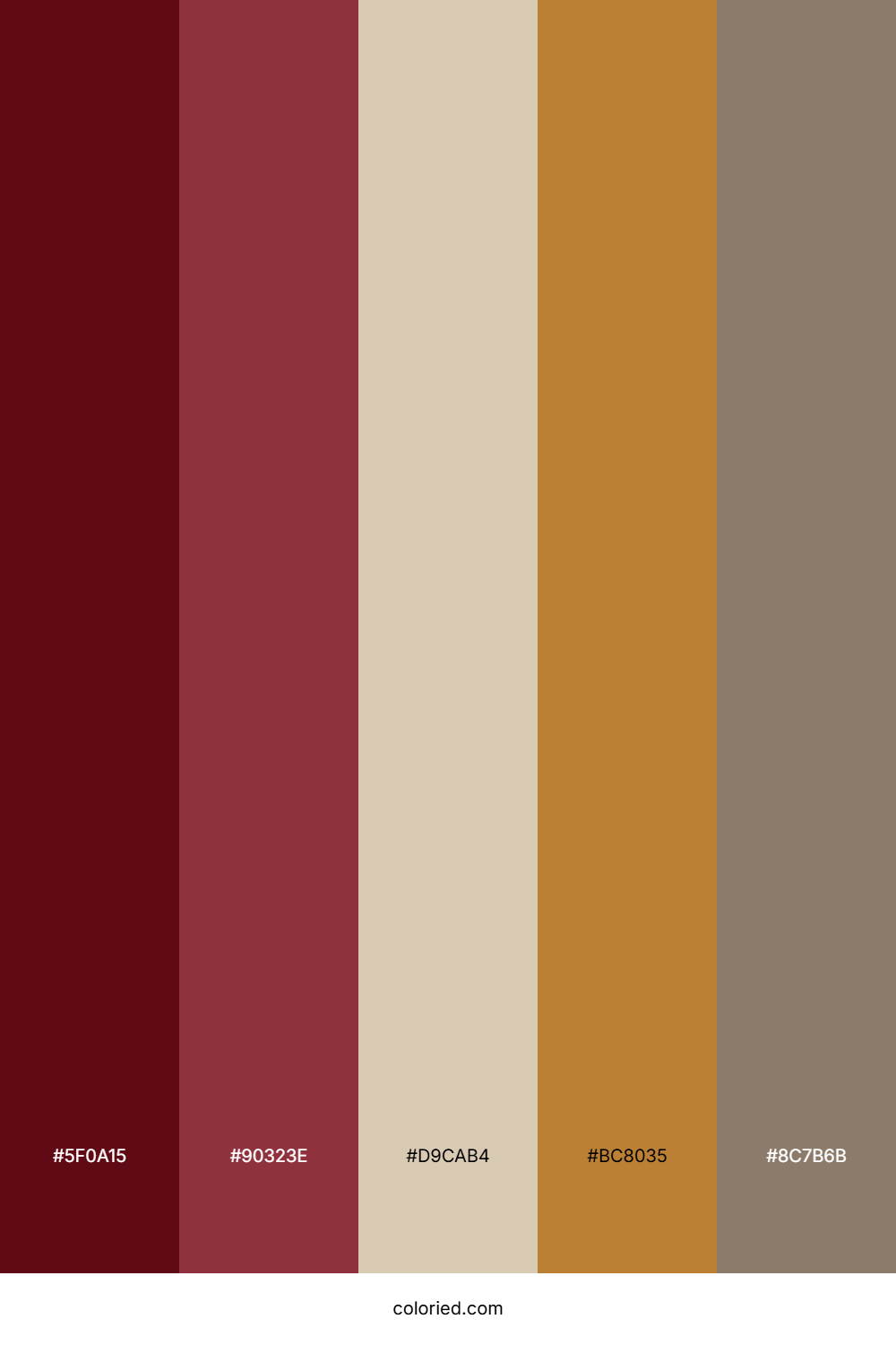 Crimson Desert Dusk Color Palette