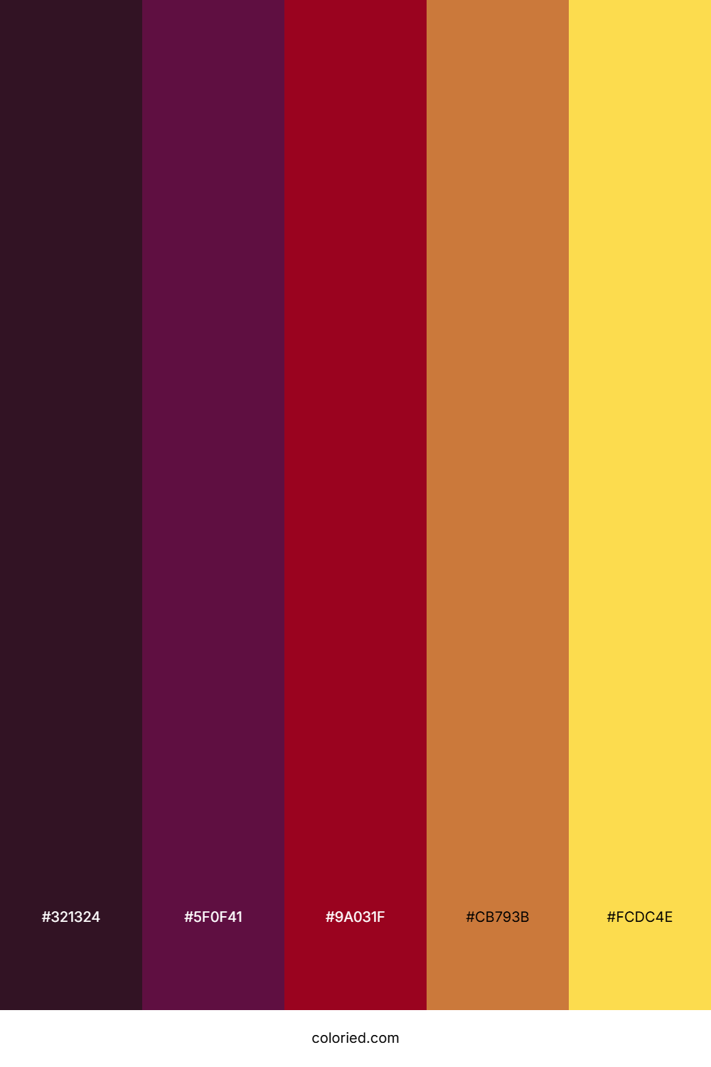 Crimson Dune Sunset Color Palette