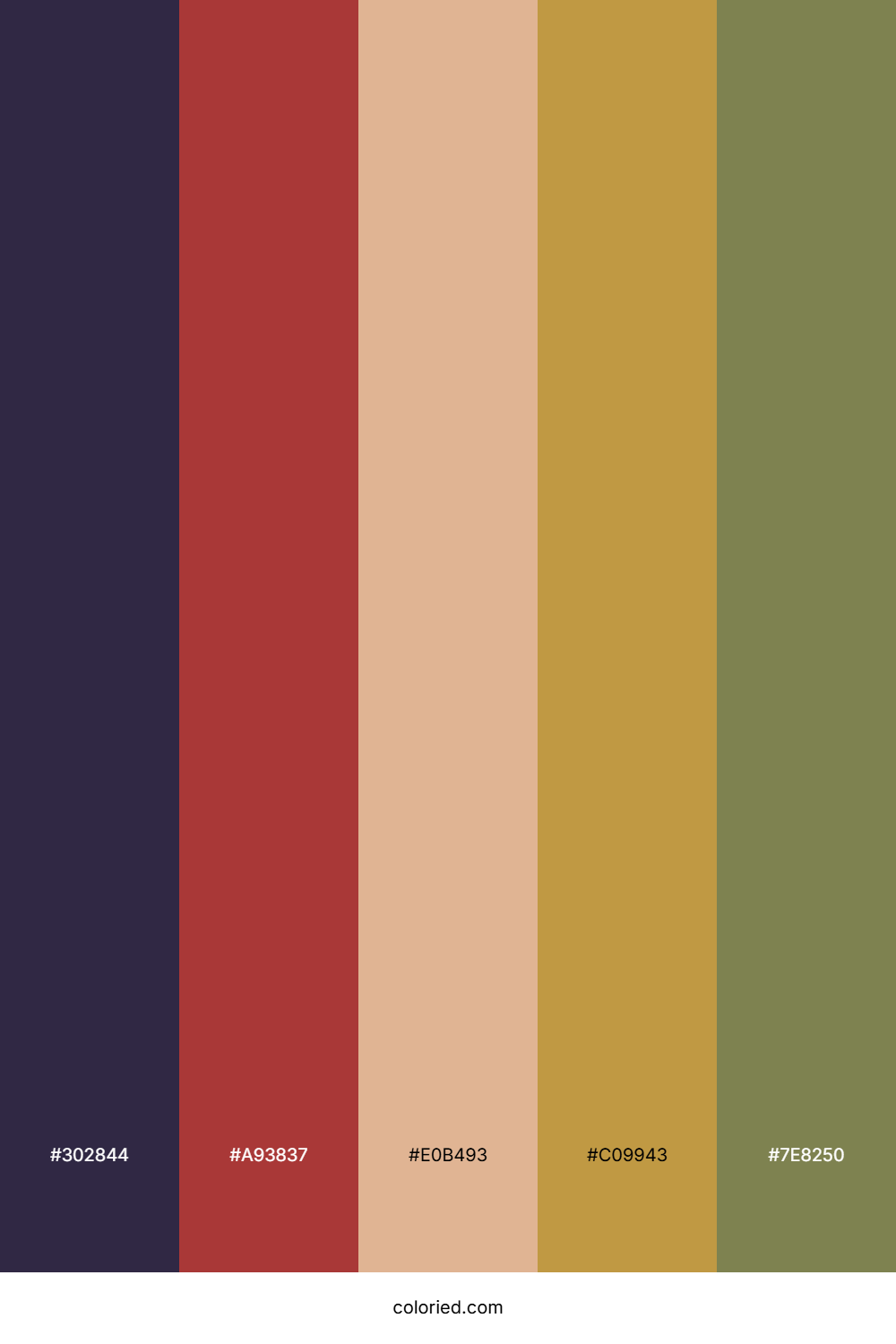 Crimson Dusk Drift Color Palette