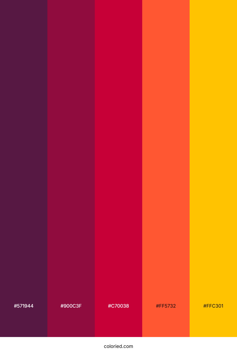 Crimson Dusk Palette