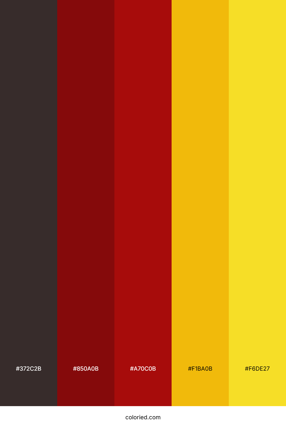 Crimson Ember Glow Color Palette