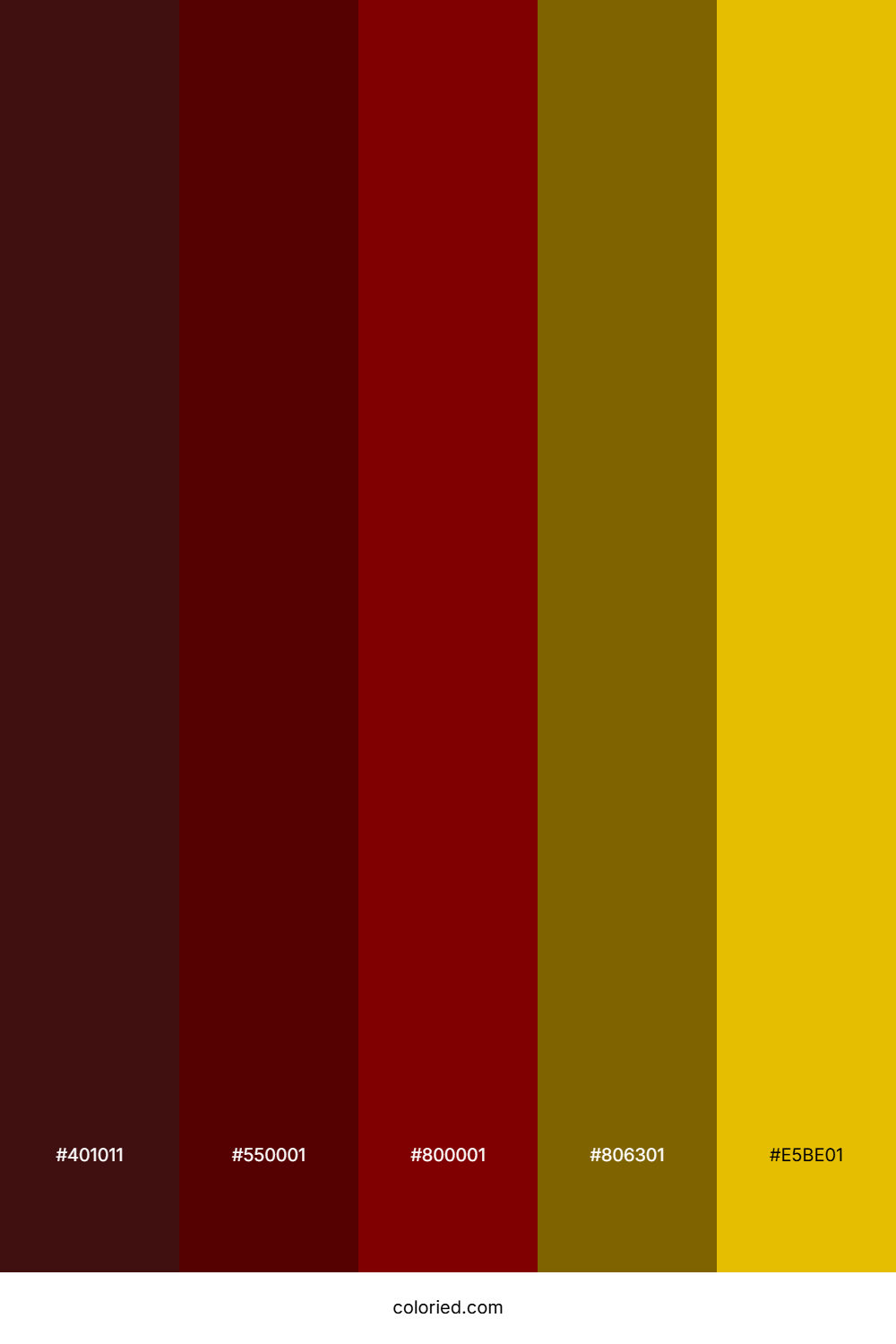 Crimson Ember Sunset Color Palette