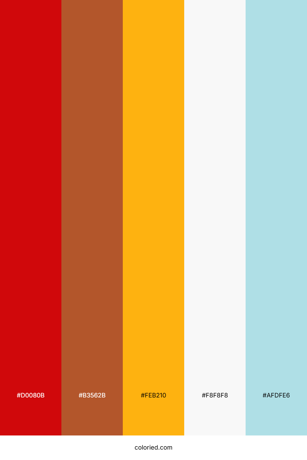 Crimson Gold Frost Color Palette
