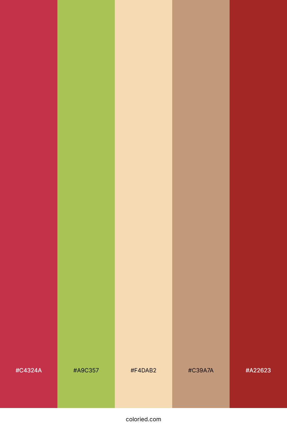 Crimson Orchard Light Palette
