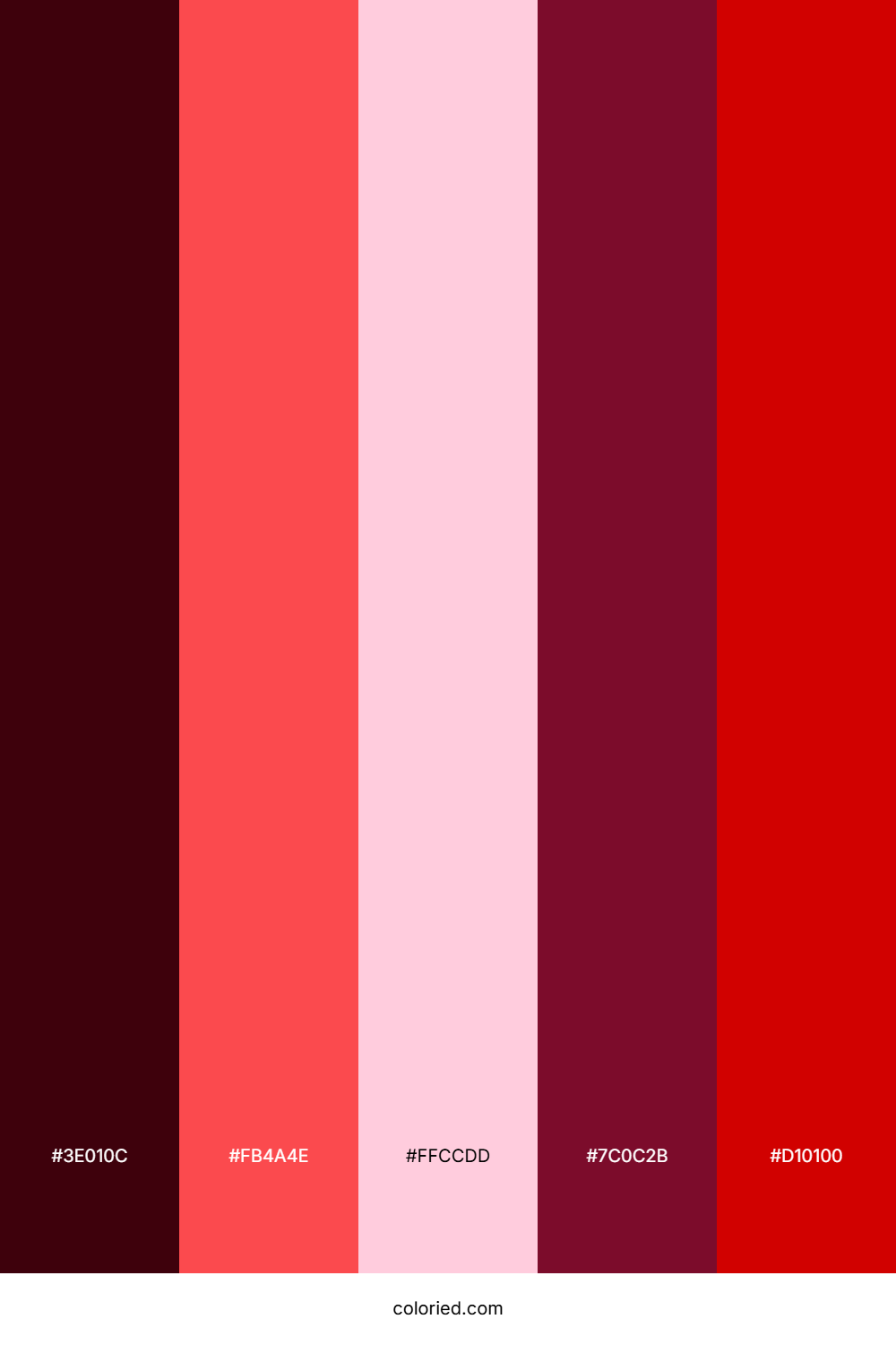 Crimson Petal Color Palette