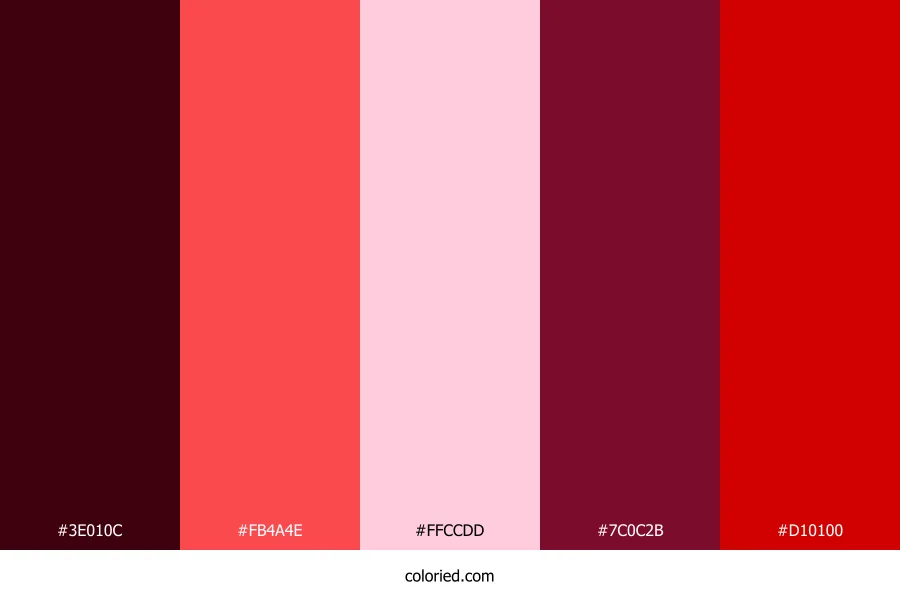 Crimson Petal Color Palette