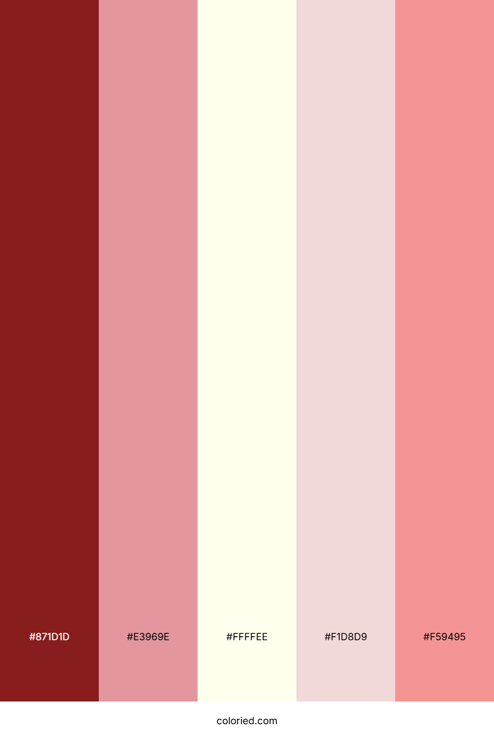 Crimson Petal Morning Palette