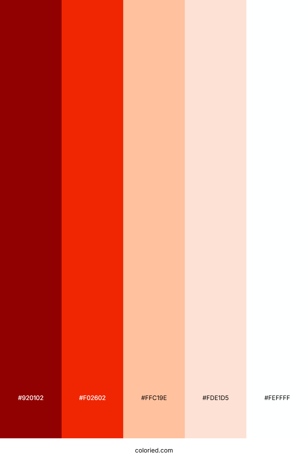 Crimson Red and Coral Pink Color Palette