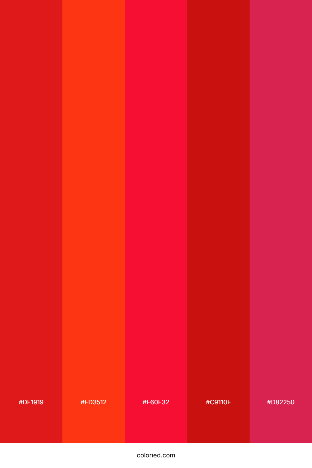 Crimson Red and Hot Pink Color Palette