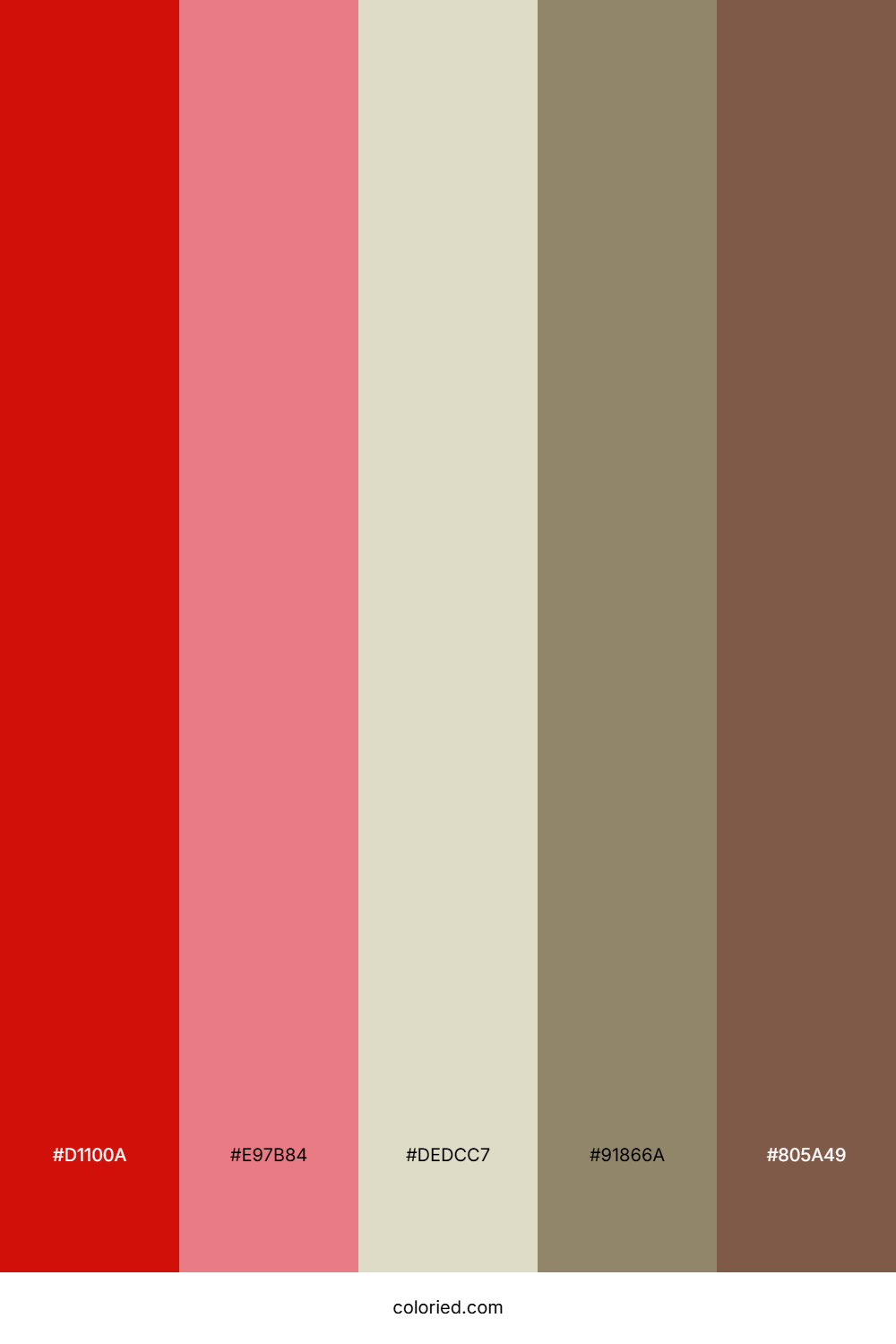Crimson Rustic Glow Color Palette
